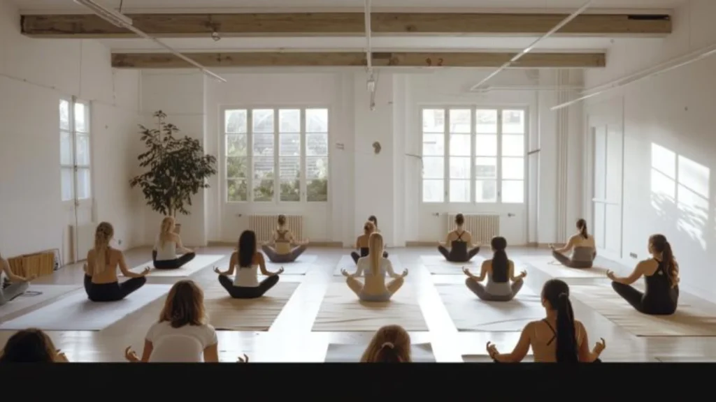 yoga studio cours groupe